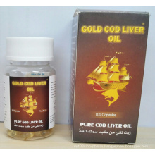 Gold Cod Liver Oil, Vitamin a and D Soft Capsules